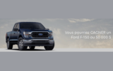 Un camion Ford F-150 ou 50 000 $ en argent